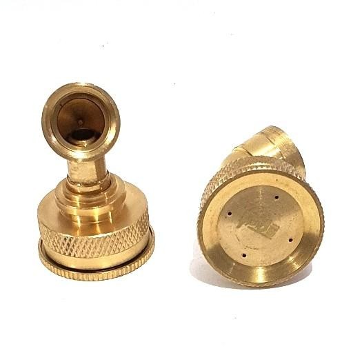 NEW - Nozzle Sprayer Kabut Kuningan Bengkok Elektrik 4 Lubang Import Taiwan