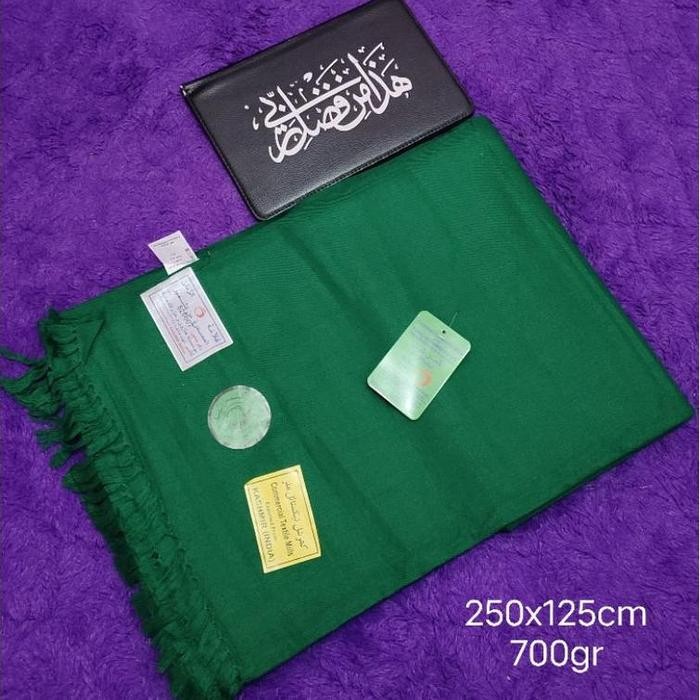 ASLI Promo SORBAN LOHI PUTIH POLOS KASMIR READY STOCK