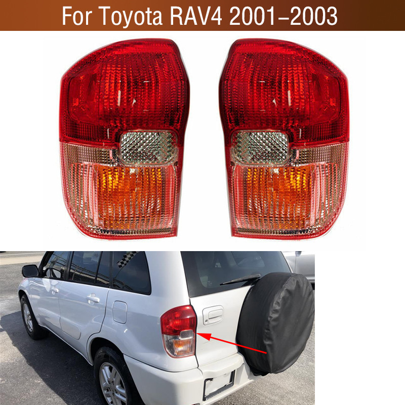 For Toyota RAV4 RAV 4 2001 2002 2003 Car Rear Bumper Tail Light Brake