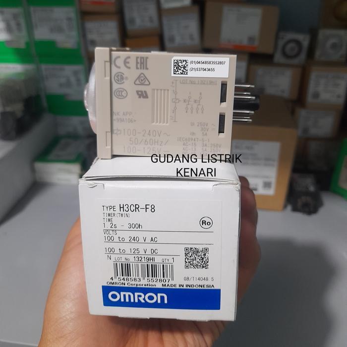 NEW Timer Omron H3CR-F8 + Socket