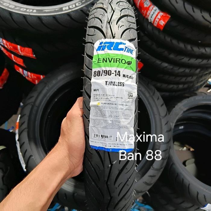 BAN IRC 80/90-14 ENVIRO Tubeless Ban Depan Beat Vario 125