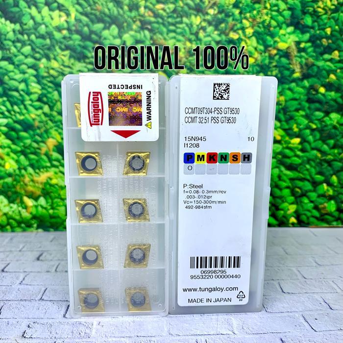 Insert Ccmt 09T304 Original Tungaloy Baru Ccmt 09 T3 04 Ccmt09T304
