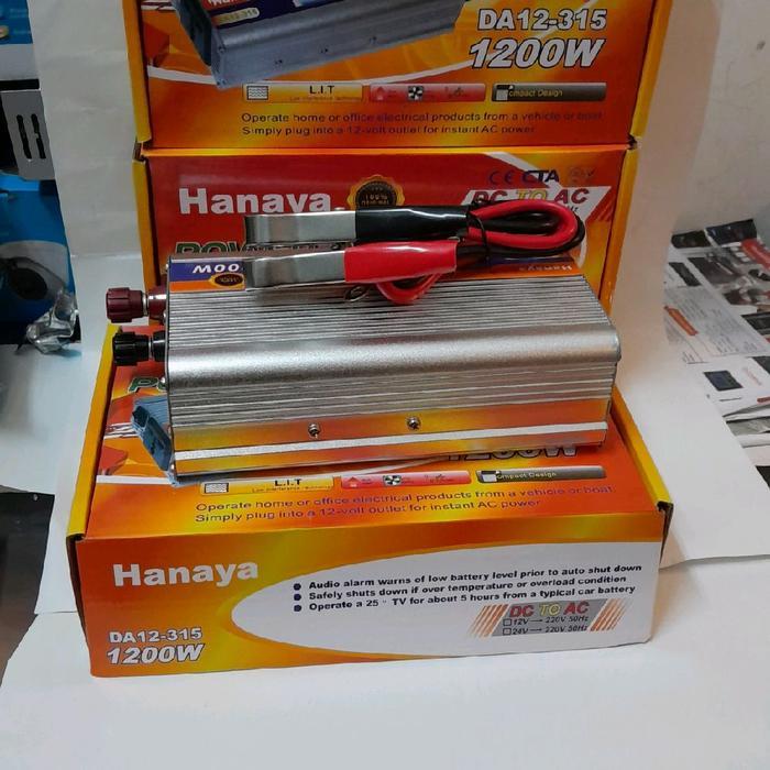 POWER INVERTER 1200 WATT HANAYA/ INVERTER HANAYA 1200 WATT +USB