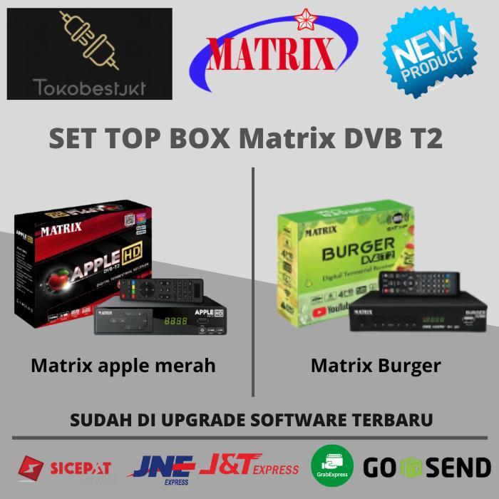 New Set Top Box DVB T2 Matrix Apple HD NEW