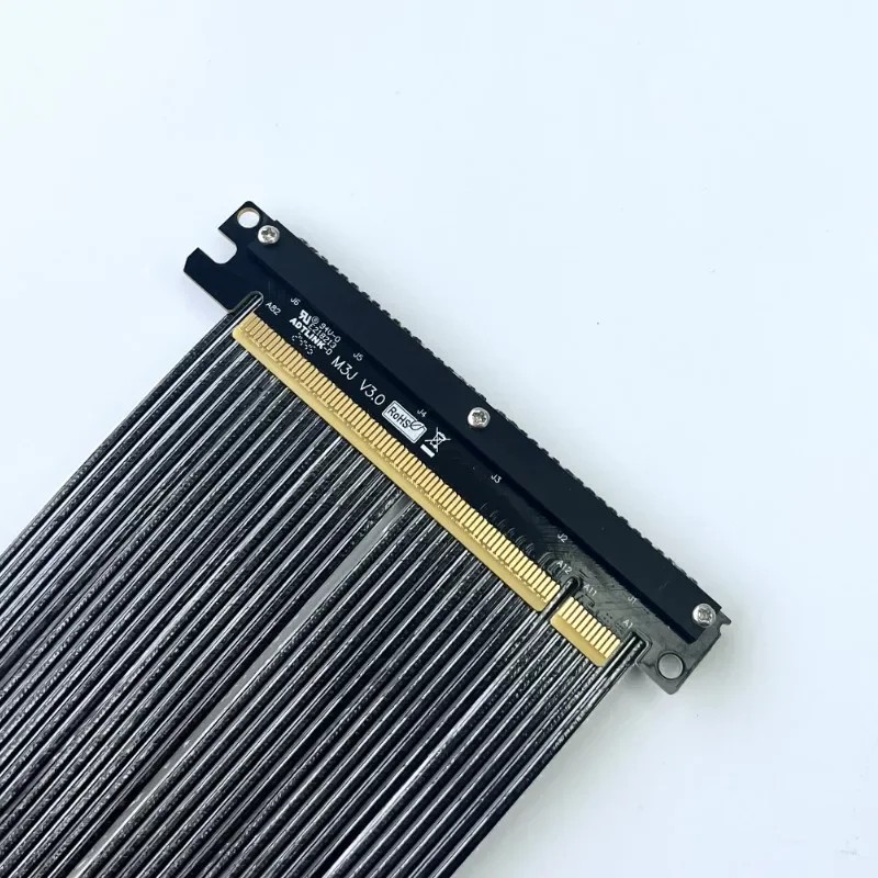 ADT-LINK 2025 NEW PCIE 4.0 X16 RISER CABLE REVERSE SIDE ANGLE GRAPHICS VIDEO CARD HIGH SPEED