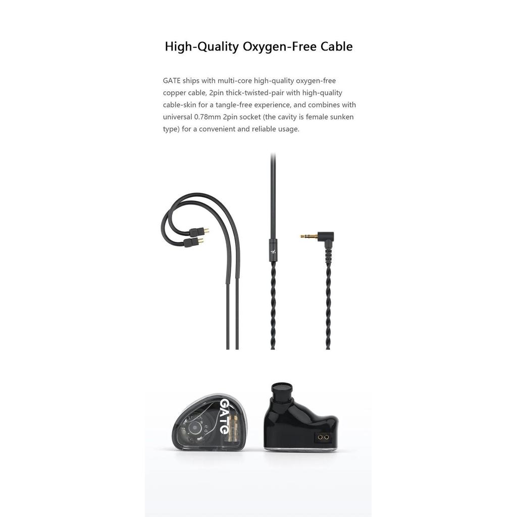 Truthear Gate True Tru Thear Gate 10Mm Dynamic Driver In-Ear Headphone Earphones