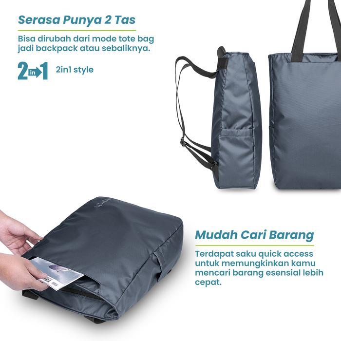 zzaj- Torch Tas Ransel Laptop Pria Wanita - Tote Bag Backpack Daedong