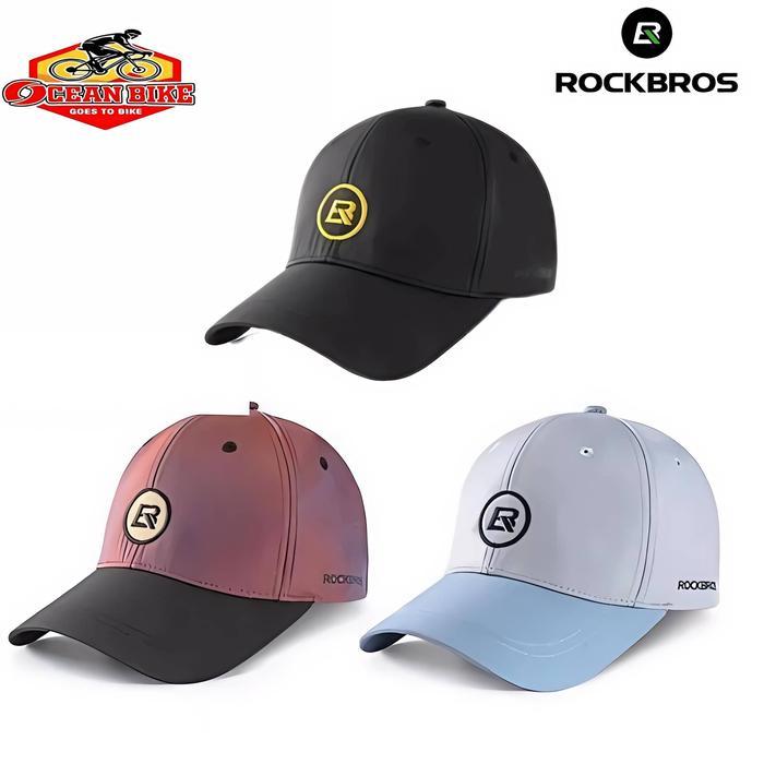 TERLARIS ROCKBROS Topi Sepeda LF8041 Bicycle Cycling Cap Breathable & Dry Fit Hat Cap Pelindung