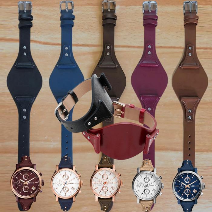 Tali Jam Tangan 18 mm Replacement Double Strap Fossil Boyfriend 9018.18