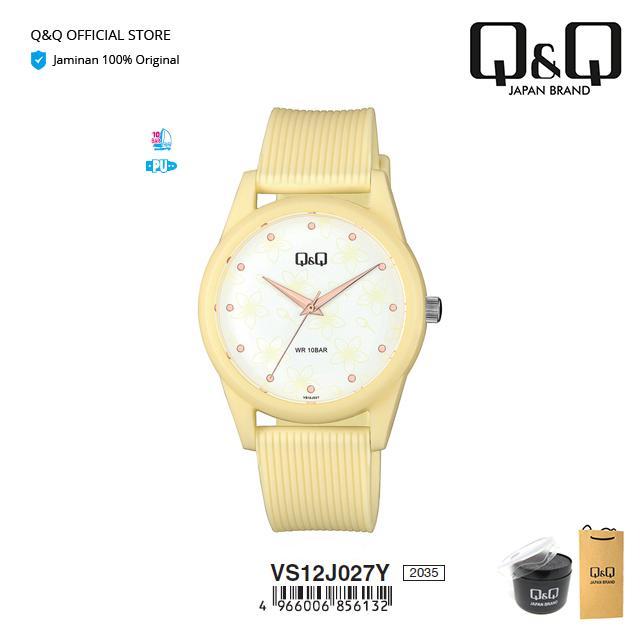 Q&Q QnQ QQ Original Jam Tangan Wanita Analog - VS12 VS12J Rubber