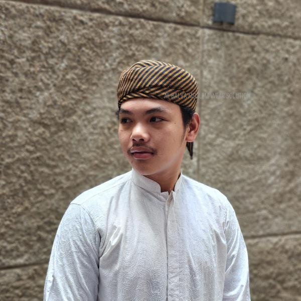 PECI SORBAN MOTIF UDENG BLANGKON JAWA