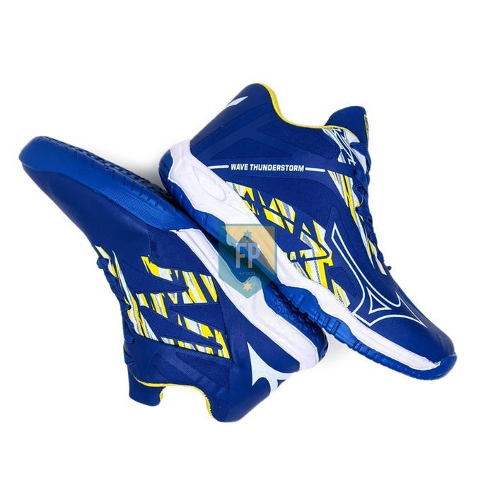 stfc- Sepatu Voli Mizuno Wave Thunderstrorm Terbaru Pria Dan Wanita Ukuran 38-44