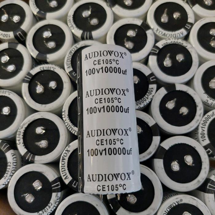 Elco AUDIOVOX 10000uf 100V Putih Original