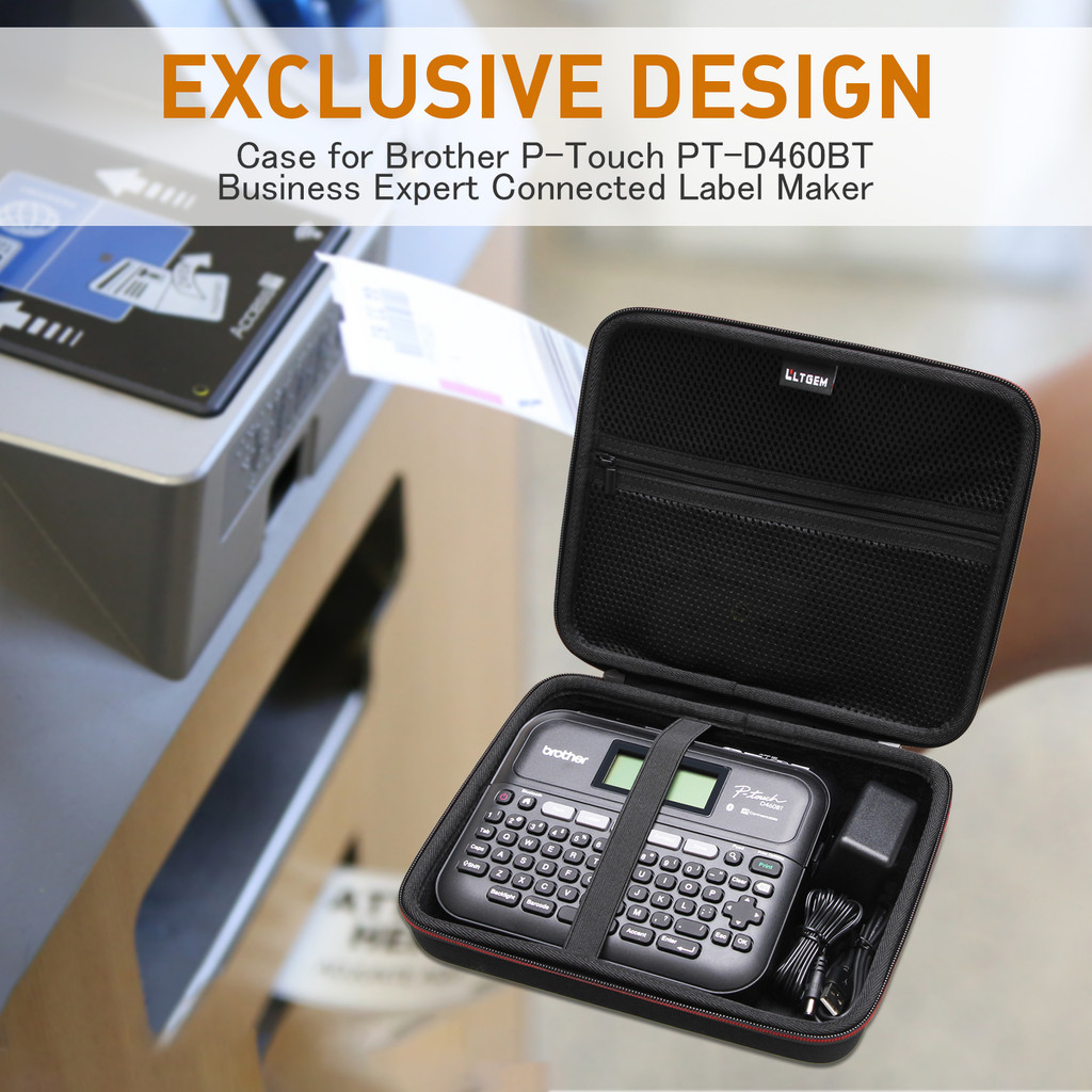 EVA Hard Case for Brother P-Touch PT-D460BT PT-D410 PT-D400AD PT-D400 Label Maker Protective