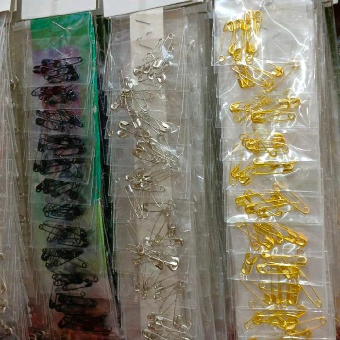 Per Renteng Cemiti Kecil Cemiti Jarum Cemiti Hijab untuk Kebutuhan Harian dan Fashion