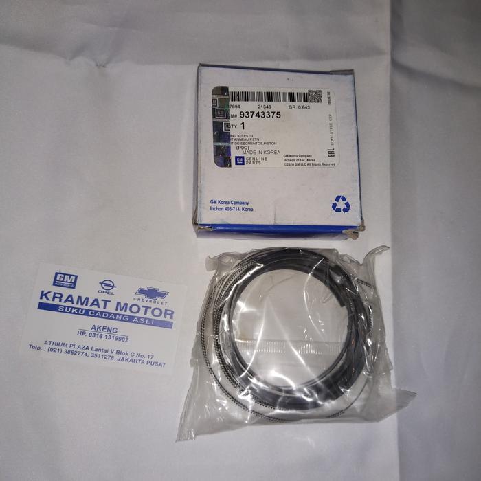 Ring Seher / Ring Piston Captiva Diesel Nfl Ori Gm 93743375