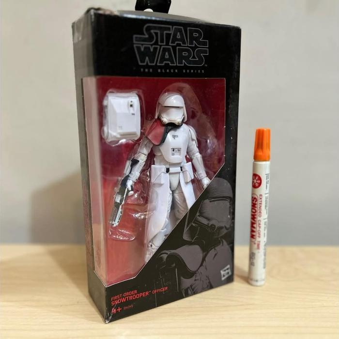 HOT SALE MAINAN ACTION FIGURE SNOW TROOPER BLACKSERIES DETAIL BAGUS TINGGI 6INCH FULL ARTIKULASI