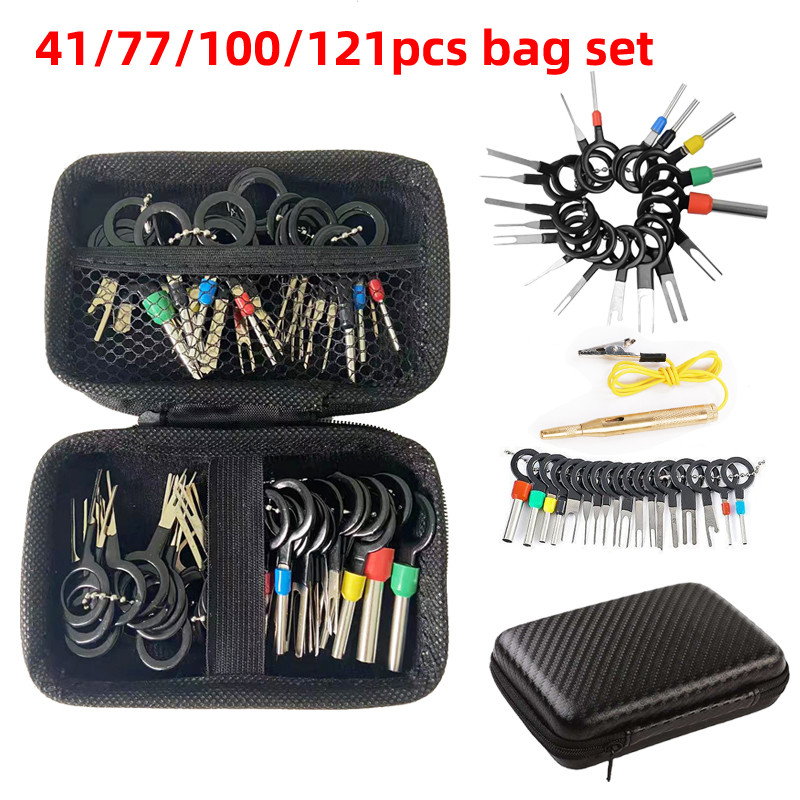 Car Terminal Removal Tool Kit Wire Plug Connector Extractor Puller