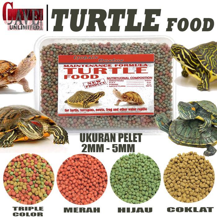 Viva - Makanan Pakan Kura Kura Air Brazil Res Ambon Monbi Turtle Pellet 1Kg