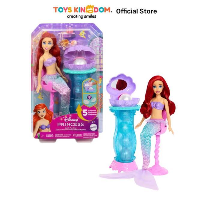 Ada Stok Toys Kingdom Disney Princess Set Boneka Vanity Pop Ariel - Mix Vanity Playset Boneka Putri