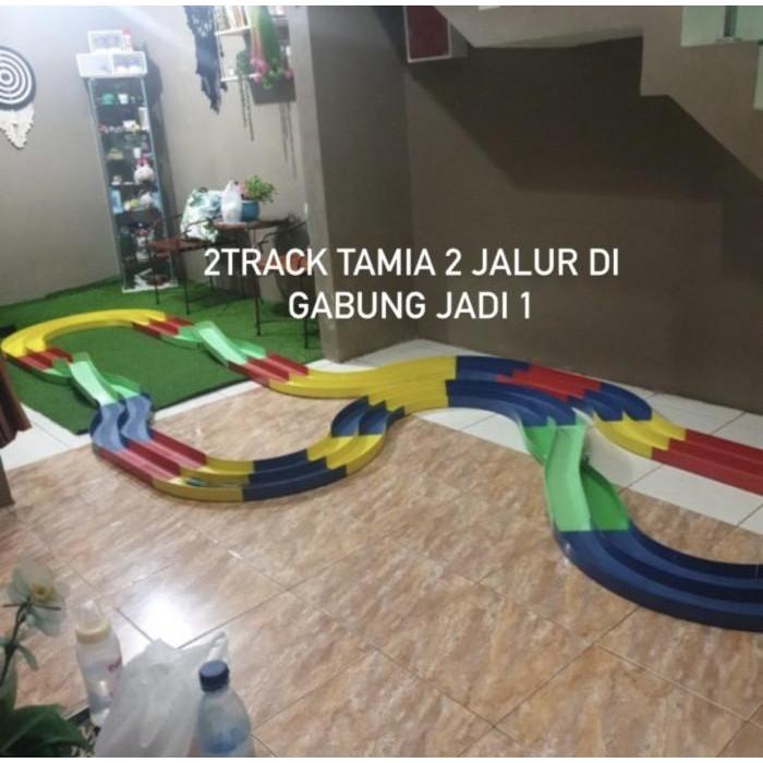 Super racing arena balap tamiya track 4wd lintas tamia race car deluxe