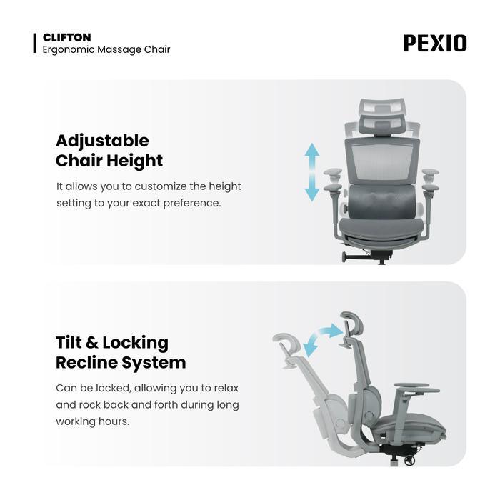 Pexio Clifton Kursi Massage Ergonomis