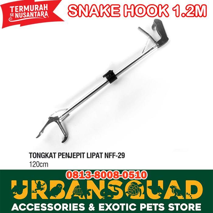 Bp Tongkat Penjepit Ular Snake Hook Nff-29 1.2M Ball Phyton Retic Boa Bp