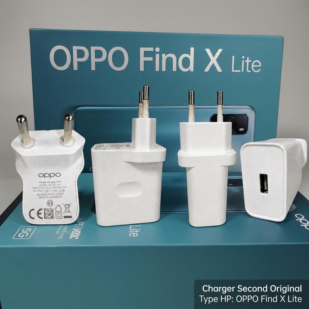 Charger HP OPPO OP92CAED Ori Second Fast Charging 18W 9V 2A Untuk OPPO Find X Lite