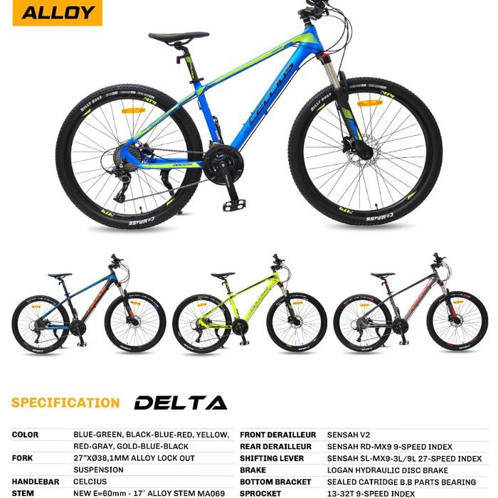 Sepeda Gunung MTB 27.5 Odessy Celcius Delta