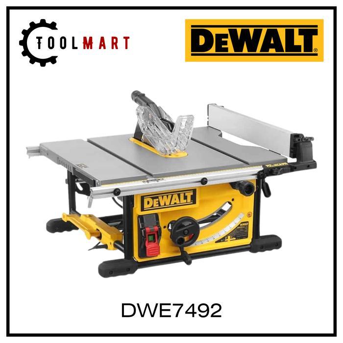 DEWALT DWE7492 Mesin Gergaji Potong Kayu Meja Table Saw 10 inch 254MM DWE 7492