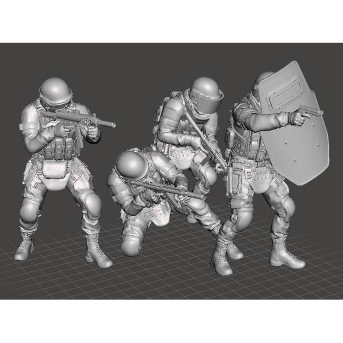 1/35 SWAT TEAM DIORAMA MILITER 3DPRINT