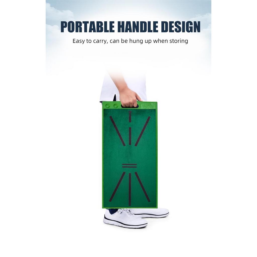 PGM Karpet Golf Mat + Velvet Hitting Mat Karpet Latihan Golf Swing