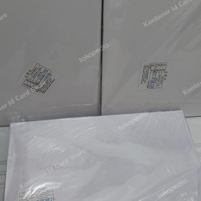 Ready Kertas Pvc Id Card A4 Isi 50/Bahan Pvc Id Card