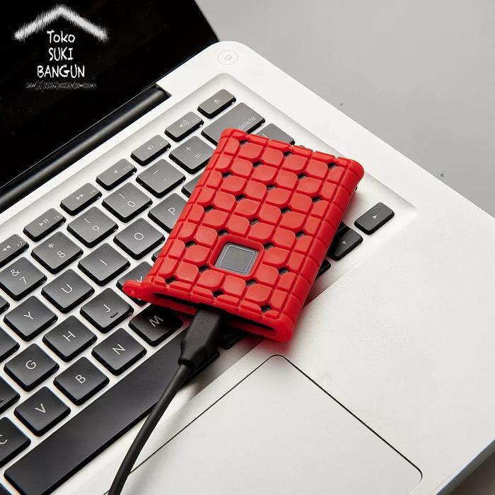 Case Untuk Samsung Portable Ssd T7 External Rubber Tile Hole Casing Cover