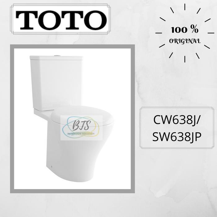 Kloset/Closet TOTO CW638J/SW638JP/CW 638J/CW 638 J/CW638 J - Tutup Standart