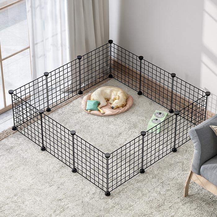 Pagar Kucing Anjing Portable Jaring Pembatas Kandang Hewan Pet Fence