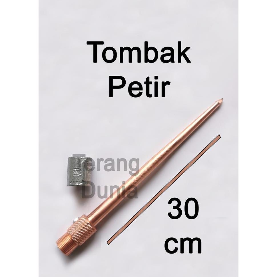Diskon Tombak Penangkal Petir Tembaga Tombak Anti Petir Spliter Penangkal Petir Tumbak Penangkal