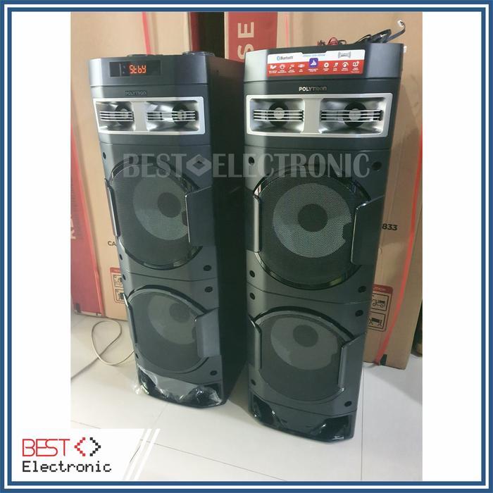 Speaker Aktif Polytron PAS-10D28 / Polytron speaker audio PAS 10D28 - Tanpa bubble