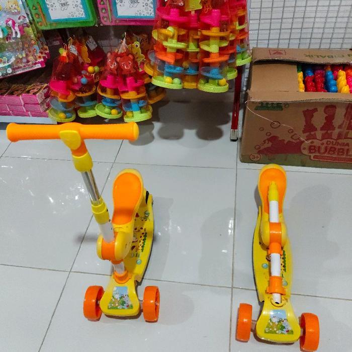 SKUTER OTOPET / SKUTER ANAK / SCOOTER ANAK / SCOOTER ANAK MUSIK / SKUTER ANAK LIPAT