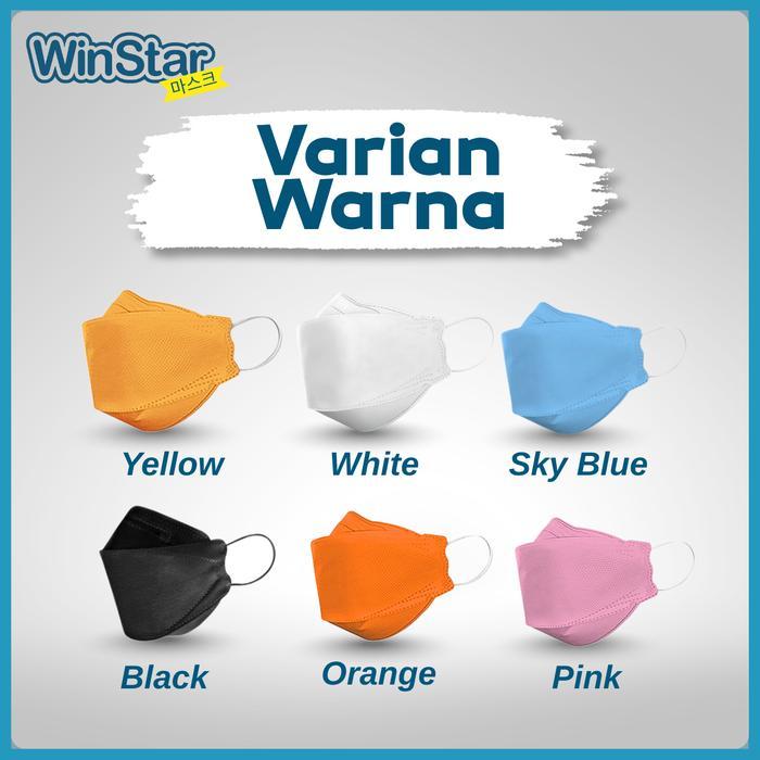 TERLARIS WinStar MASKER KOREA SAFE MASK KF94 - Masker Kesehatan 3 PLY (25 PCS) - SERTIFIKAT KEMENKES