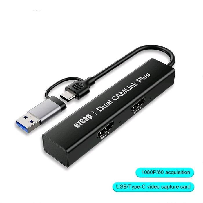PROMO EZCAP316 DUAL CAM LINK USB / TYPE C TO DUAL HDMI CAPTURE EZCAP 316 READY