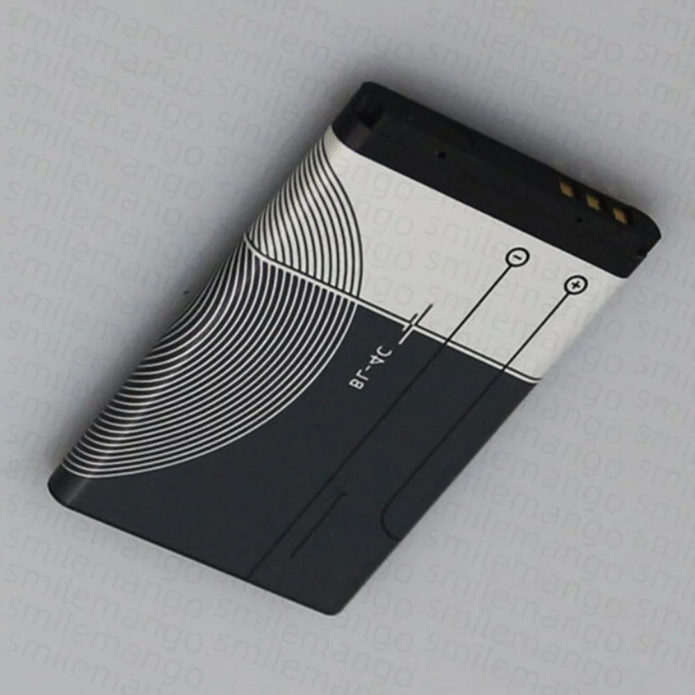 BL4C Battery 890mAh Rechargeable for Nokia 6100 2228 1265 6088 6301 6300 7200 7270 6125 6102 3500C