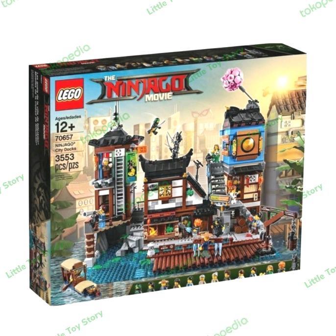 LEGO NINJAGO MOVIE 70657 NINJAGO CITY DOCKS RARE RETIRED SET
