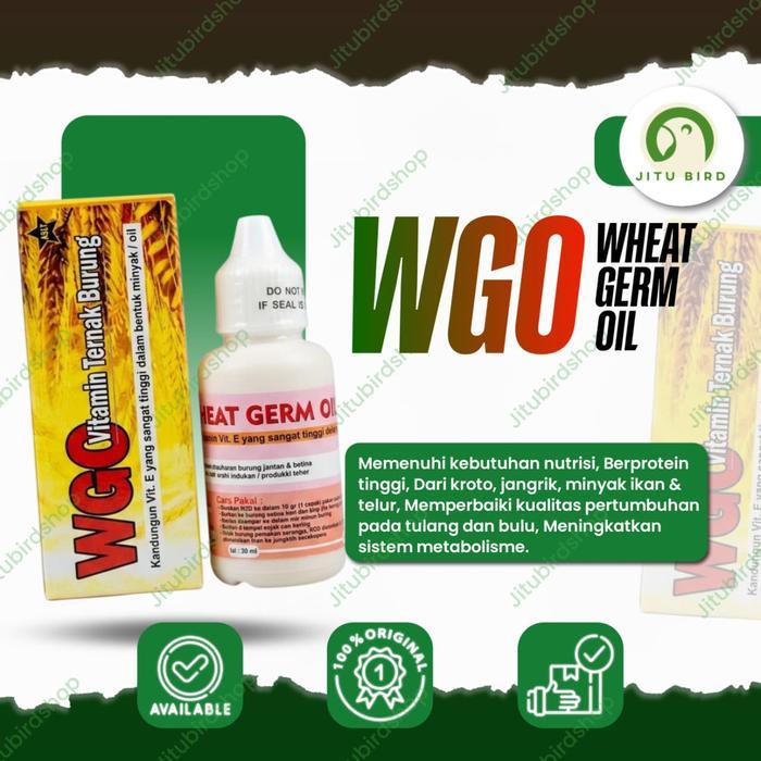 READY WGO VITAMIN TERNAK SEGALA JENIS BURUNG WGO WHEAT GERM OIL