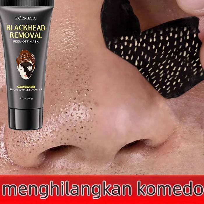 BAMBOO CHARCOAL Masker hidung komedo penghilang komedo hidung Pembersih komedo peel off masker