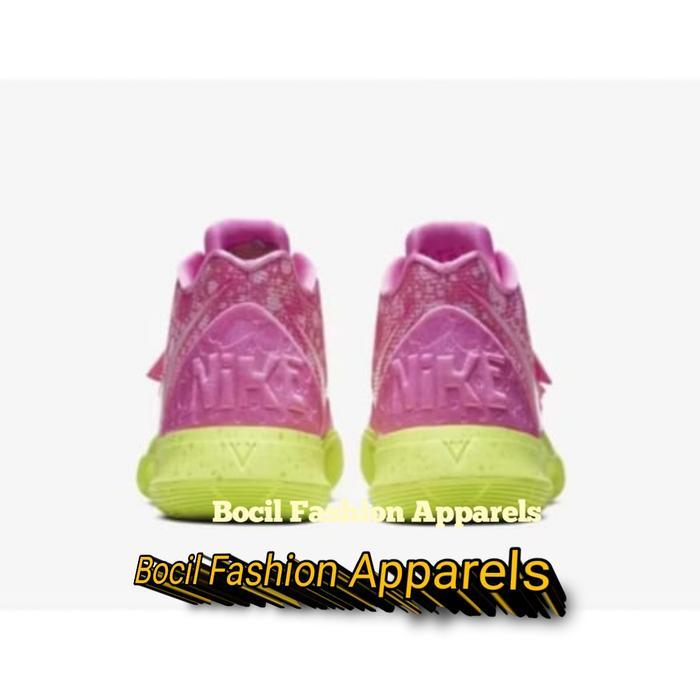 Sepatu Basket Nike Kyrie Irving 5 Patrick Star Pink Peach Basketball [ 100% BNIB ] Brand New Include
