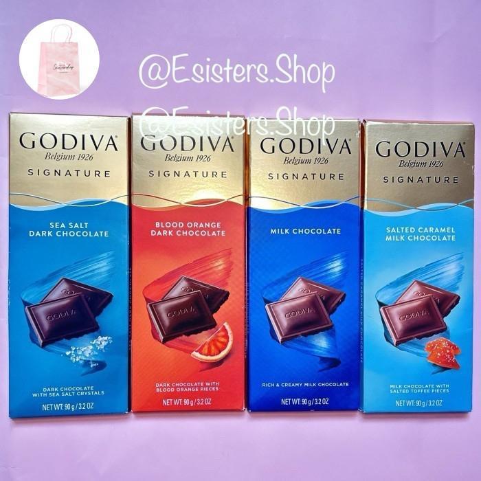 Cesso.Shop- Godiva Signature Chocolate Tablet / Cokelat Godiva 90Gram Impor