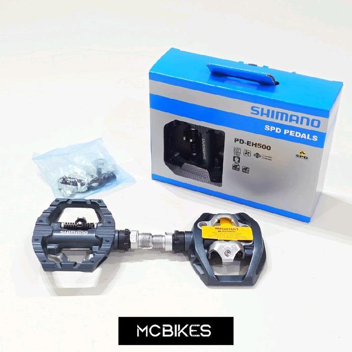 Shimano Spd Pd-Eh500 Dual Platform Pedal - Cleat And Flat