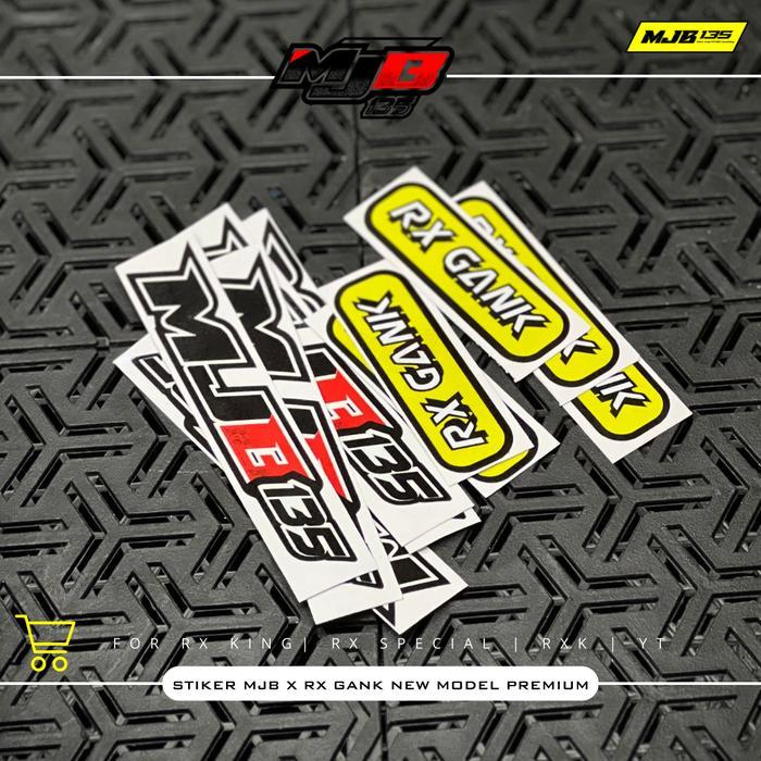 STIKER MJB X RX GANK NEW MODEL SATUAN