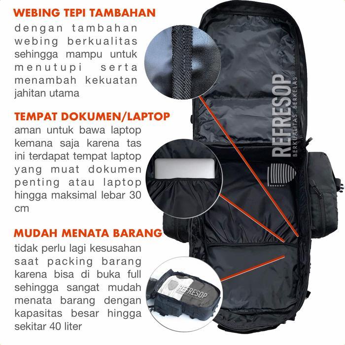 Tas Ransel Army Tactical Punggung Laptop PX314 - Hitam